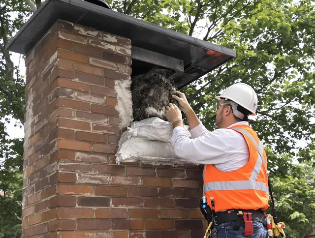 Humane removal of debris and animals by North Tustin Chimney Sweep in North Tustin, CA