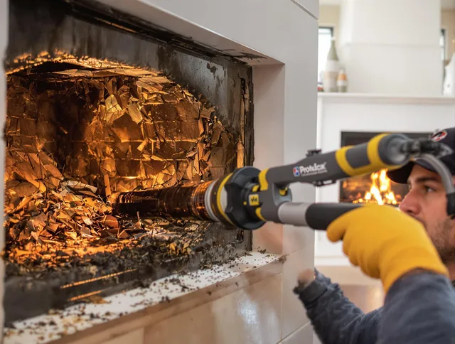Professional chimney cleaning by North Tustin Chimney Sweep in North Tustin, CA