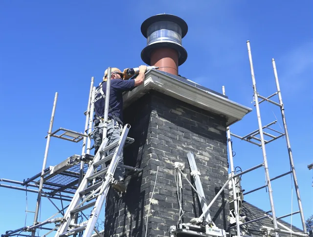 Sturdy chimney crown finished by North Tustin Chimney Sweep in North Tustin, CA