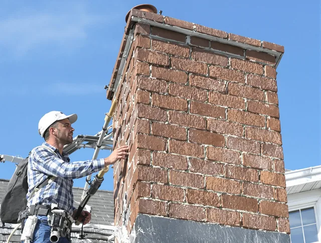 Brickwork for a chimney rebuild by North Tustin Chimney Sweep in North Tustin, CA