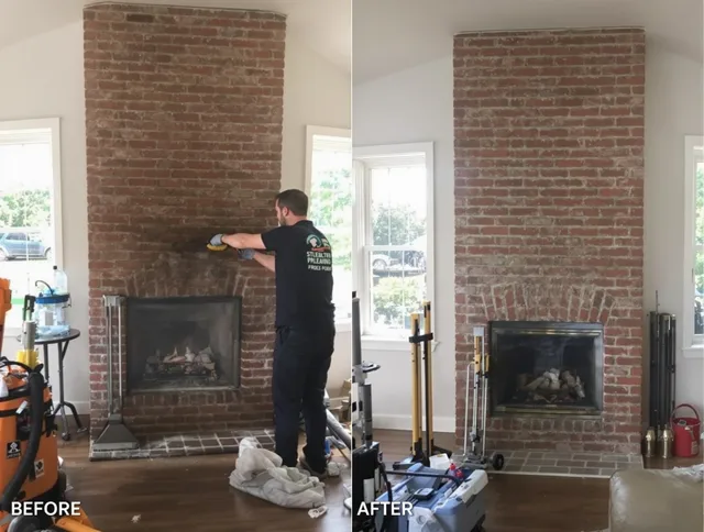 Finished chimney sweeping service by North Tustin Chimney Sweep in North Tustin, CA