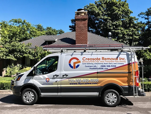 North Tustin Chimney Sweep technician removing creosote safely in North Tustin, CA